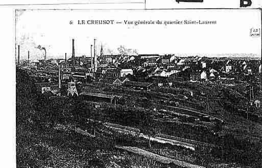 Ville de CREUSOT(LE) Carte postale ancienne