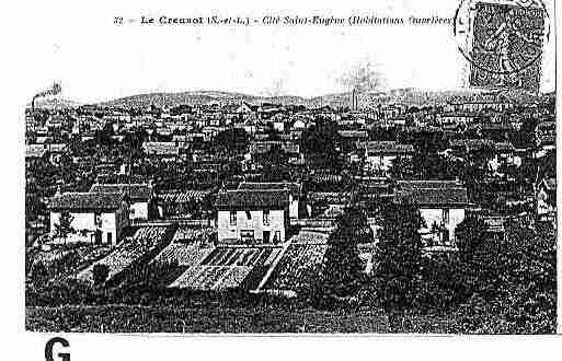 Ville de CREUSOT(LE) Carte postale ancienne