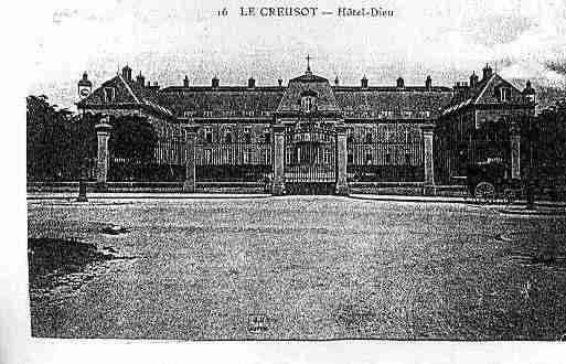 Ville de CREUSOT(LE) Carte postale ancienne