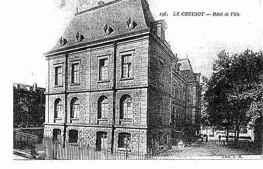 Ville de CREUSOT(LE) Carte postale ancienne