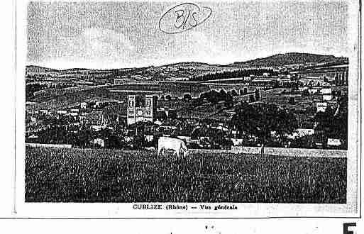 Ville de CUBLIZE Carte postale ancienne