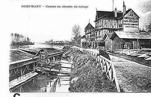 Ville de DAMPMART Carte postale ancienne