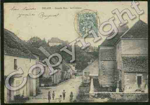 Ville de DELAIN Carte postale ancienne