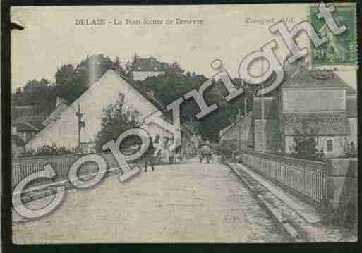 Ville de DELAIN Carte postale ancienne