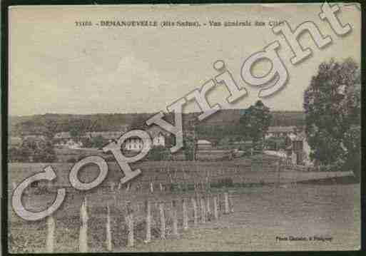 Ville de DEMANGEVELLE Carte postale ancienne