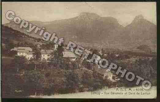 Ville de DINGYSAINTCLAIR Carte postale ancienne