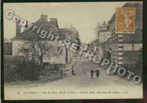 Ville de ECOMMOY Carte postale ancienne