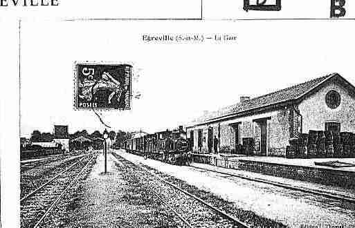 Ville de EGREVILLE Carte postale ancienne