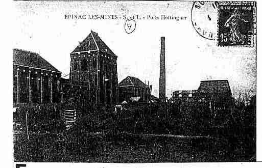 Ville de EPINAC Carte postale ancienne