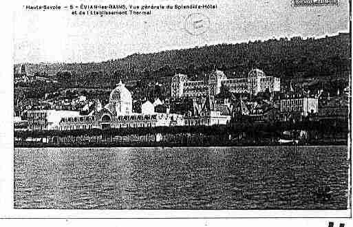 Ville de EVIANLESBAINS Carte postale ancienne