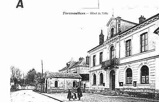 Ville de FAREMOUTIERS Carte postale ancienne