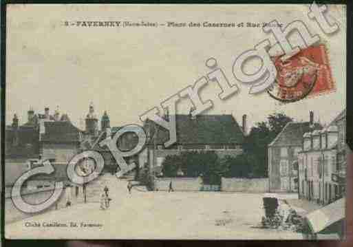 Ville de FAVERNEY Carte postale ancienne