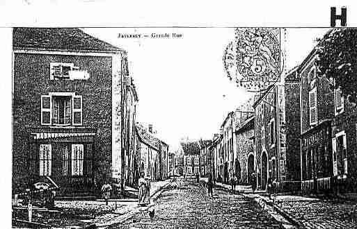 Ville de FAVERNEY Carte postale ancienne