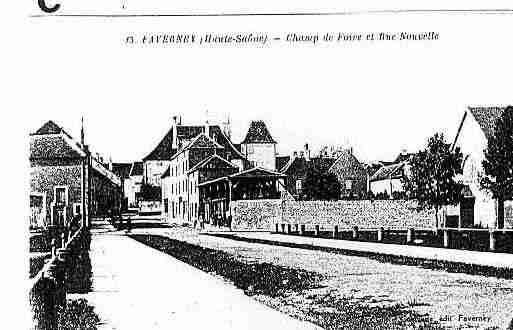 Ville de FAVERNEY Carte postale ancienne