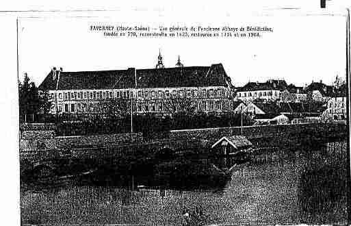 Ville de FAVERNEY Carte postale ancienne