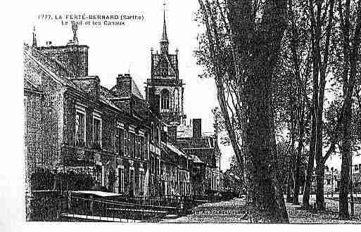 Ville de FERTEBERNARD(LA) Carte postale ancienne