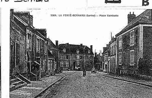 Ville de FERTEBERNARD(LA) Carte postale ancienne