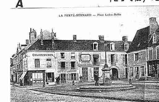 Ville de FERTEBERNARD(LA) Carte postale ancienne