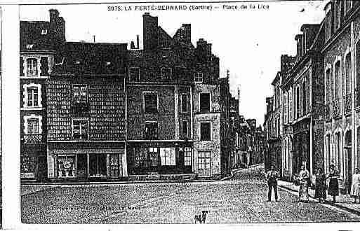 Ville de FERTEBERNARD(LA) Carte postale ancienne