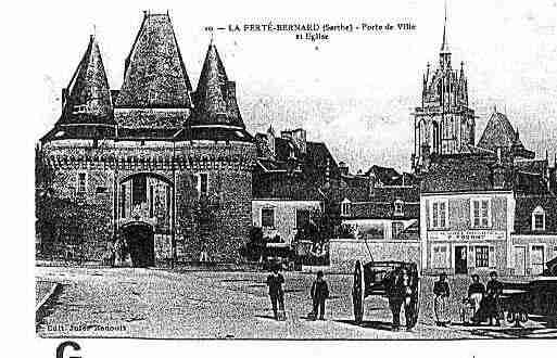 Ville de FERTEBERNARD(LA) Carte postale ancienne