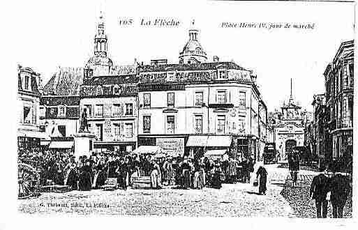 Ville de FLECHE(LA) Carte postale ancienne