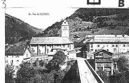 Ville de FLUMET Carte postale ancienne