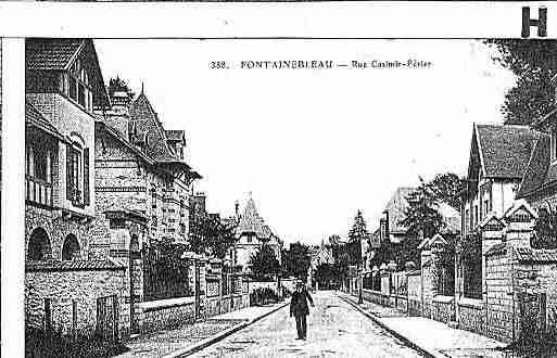 Ville de FONTAINEBLEAU Carte postale ancienne