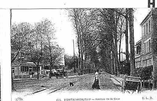 Ville de FONTAINEBLEAU Carte postale ancienne