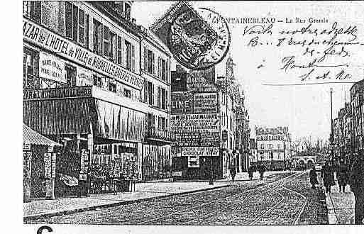 Ville de FONTAINEBLEAU Carte postale ancienne