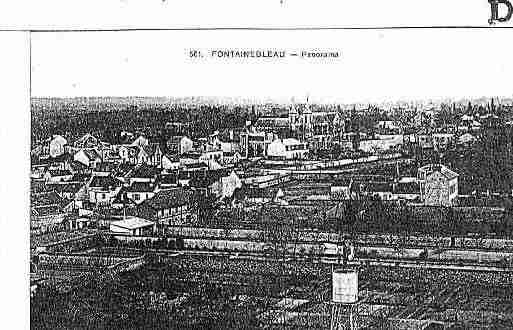 Ville de FONTAINEBLEAU Carte postale ancienne