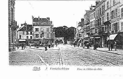 Ville de FONTAINEBLEAU Carte postale ancienne