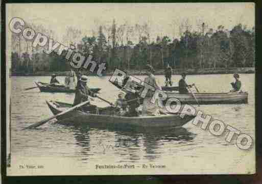 Ville de FONTAINELEPORT Carte postale ancienne