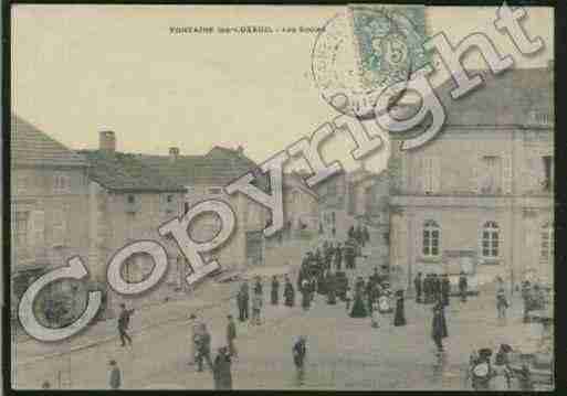 Ville de FONTAINELESLUXEUIL Carte postale ancienne