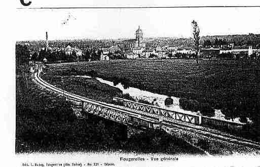 Ville de FOUGEROLLES Carte postale ancienne