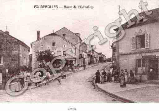 Ville de FOUGEROLLES Carte postale ancienne