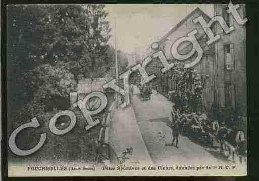 Ville de FOUGEROLLES Carte postale ancienne