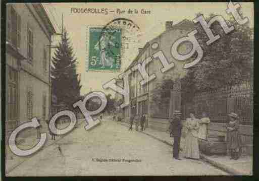 Ville de FOUGEROLLES Carte postale ancienne