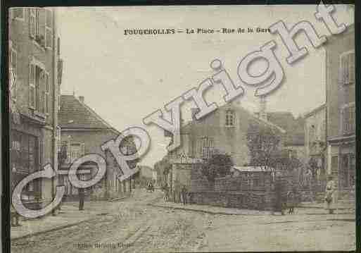 Ville de FOUGEROLLES Carte postale ancienne