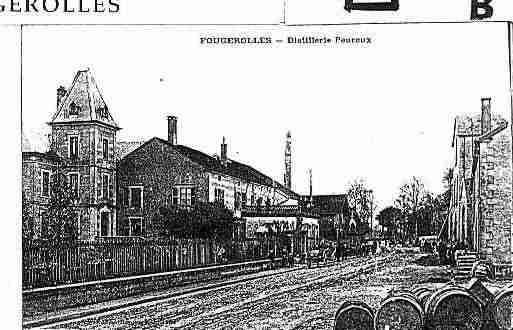 Ville de FOUGEROLLES Carte postale ancienne