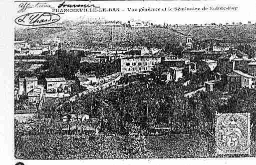 Ville de FRANCHEVILLE Carte postale ancienne