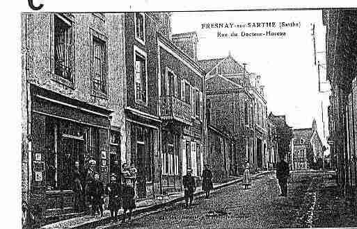 Ville de FRESNAYSURSARTHE Carte postale ancienne