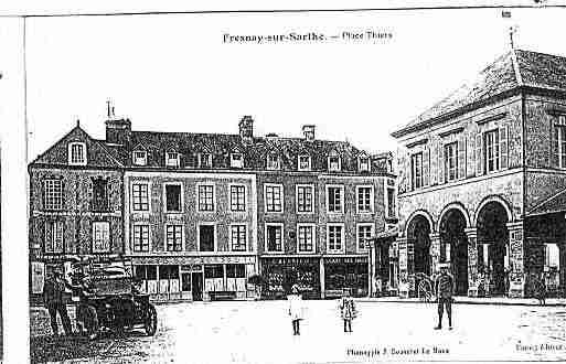 Ville de FRESNAYSURSARTHE Carte postale ancienne