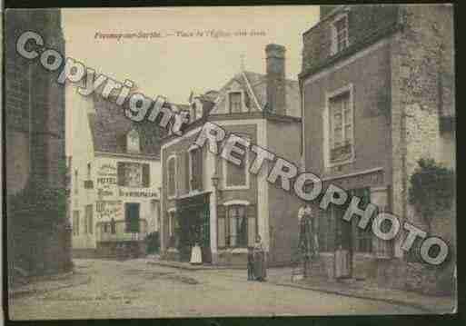 Ville de FRESNAYSURSARTHE Carte postale ancienne