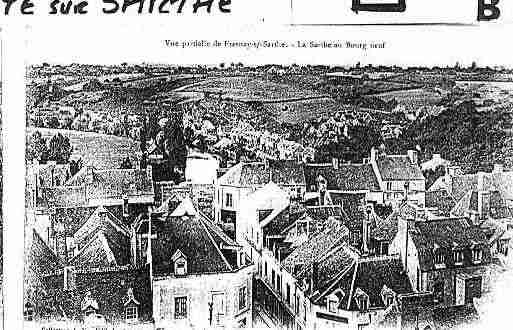 Ville de FRESNAYSURSARTHE Carte postale ancienne