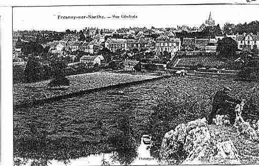 Ville de FRESNAYSURSARTHE Carte postale ancienne