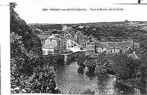 Ville de FRESNAYSURSARTHE Carte postale ancienne