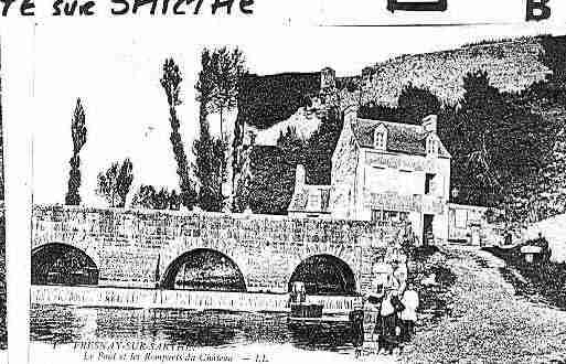 Ville de FRESNAYSURSARTHE Carte postale ancienne