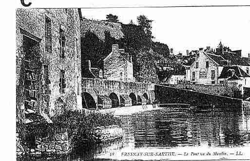 Ville de FRESNAYSURSARTHE Carte postale ancienne