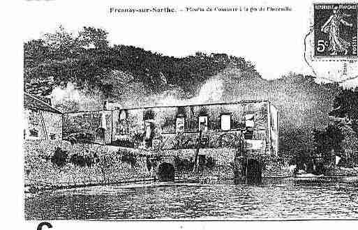 Ville de FRESNAYSURSARTHE Carte postale ancienne