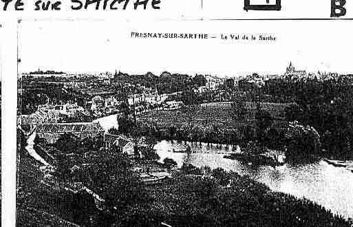 Ville de FRESNAYSURSARTHE Carte postale ancienne